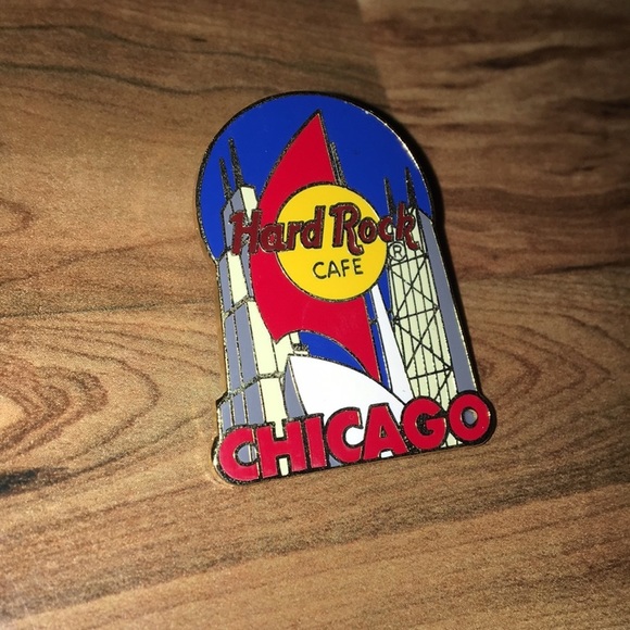 Vintage Hard Rock Cafe Chicago Pin - Picture 1 of 4